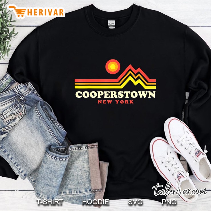 Cooperstown New York NY Mountains Cooperstown Sweatshirt