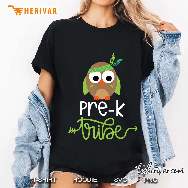 Pre-K Tribe Hobo Owl Back To School Ladies Tee