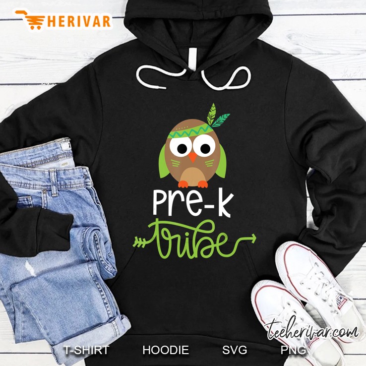 Pre-K Tribe Hobo Owl Back To School Hoodie