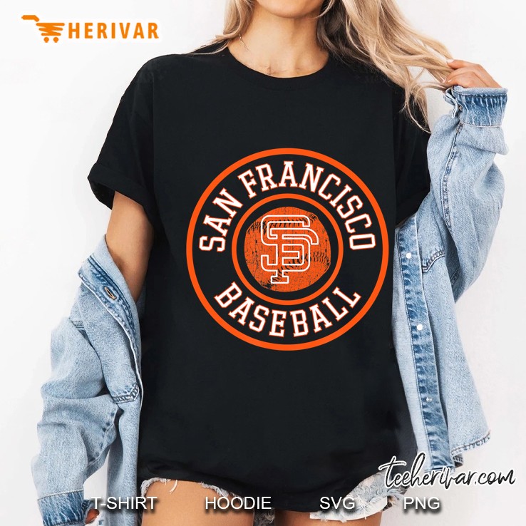 San Francisco Baseball Cali Sf Baseball Ladies Tee