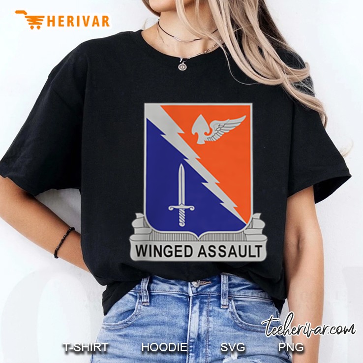 Winged Assault 229Th Aviation Regiment Ladies Tee