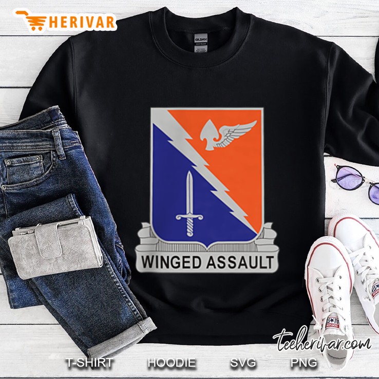 Winged Assault 229Th Aviation Regiment Sweatshirt