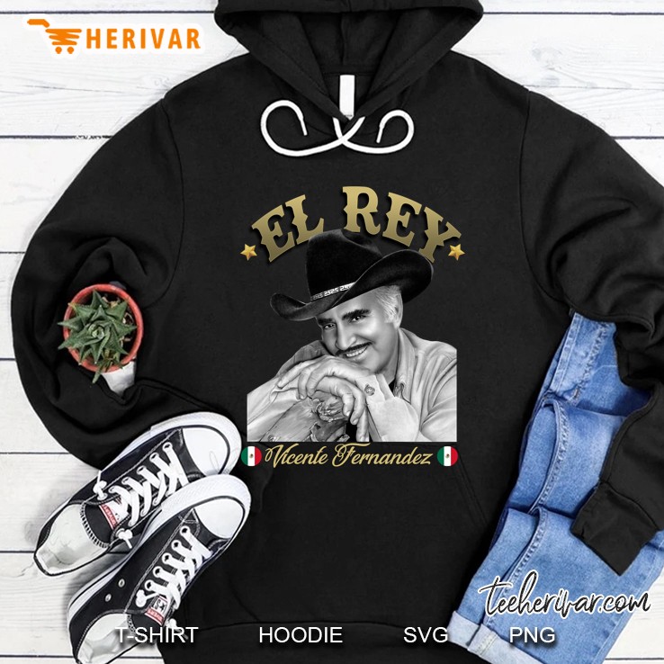 El Rey Vicente Fernandez Mexican Ranchera Mariachi Hoodie