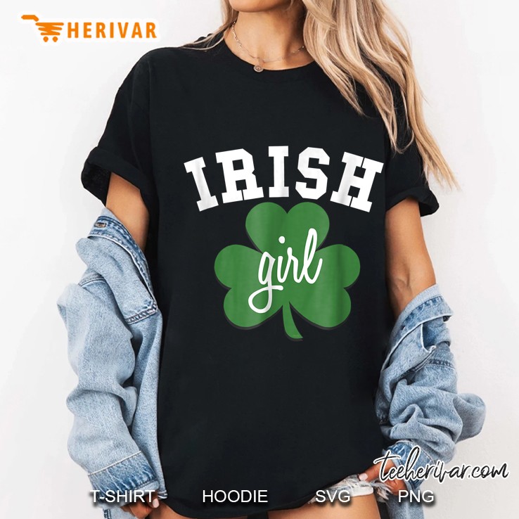 Irish Girl Shamrock Version Ladies Tee