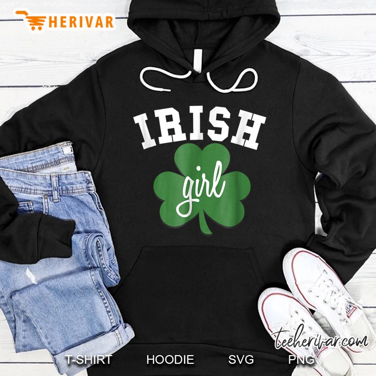 Irish Girl Shamrock Version Hoodie