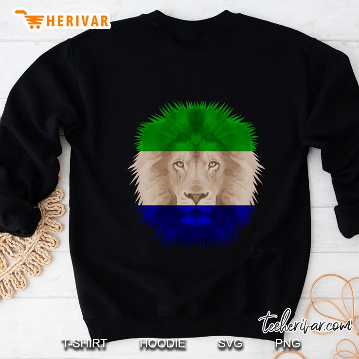 Sierra Leonean Flag Lion Sweatshirt