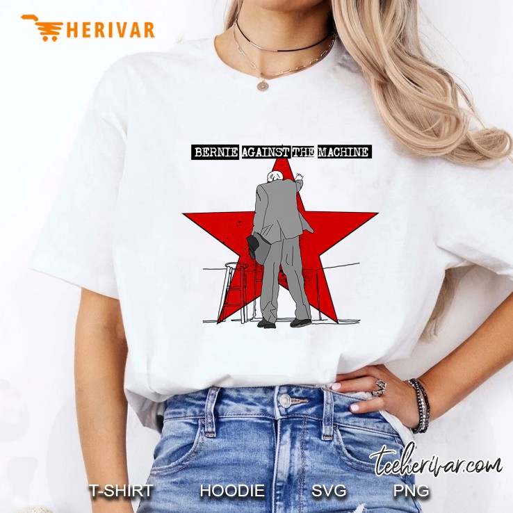 Bernie Against The Machine White Version Ladies Tee