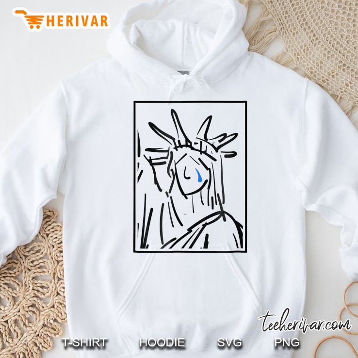 Statue Of Liberty Crying Hoodie
