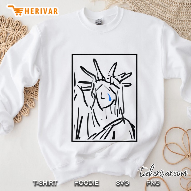 Statue Of Liberty Crying Sweatshirt