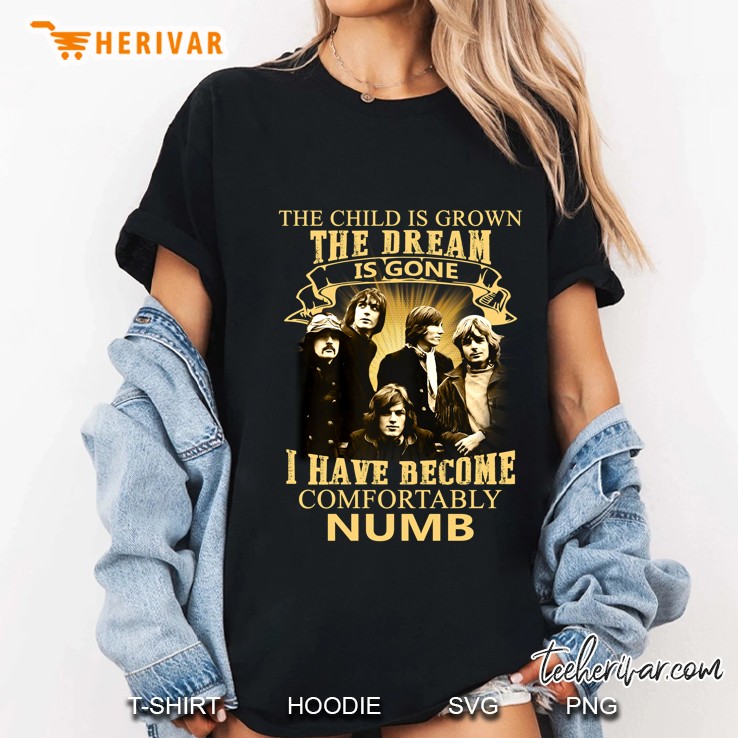 The Child Is Grown The Dream Is Gone Pink Floyd Members Version Ladies Tee