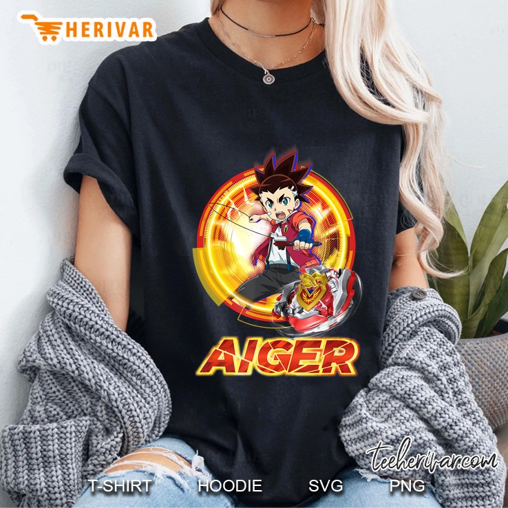 Beyblade Burst Turbo Aiger Ladies Tee