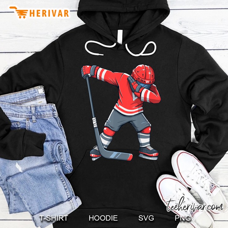 Ice Hockey Player Dabbing Hoodie