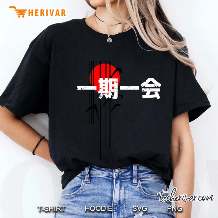 One Life One Encounter Zen Japanese Saying Ladies Tee