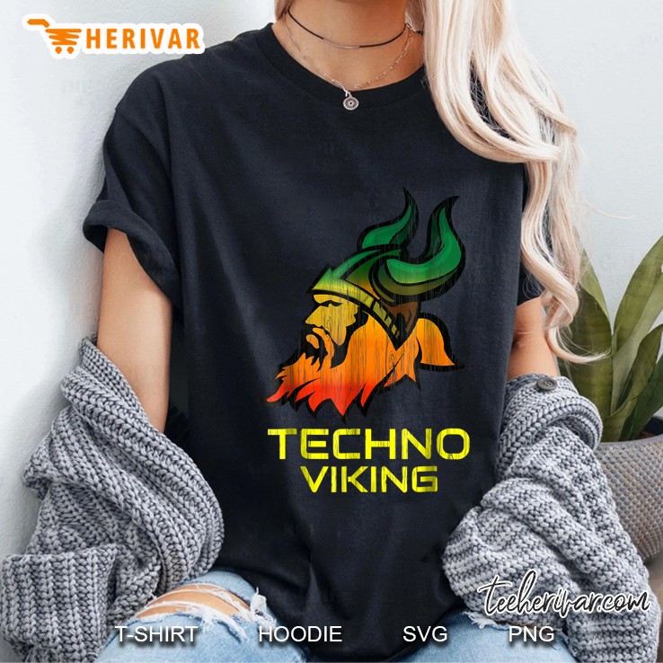 Techno Viking EDM Dance Festival Music Ladies Tee