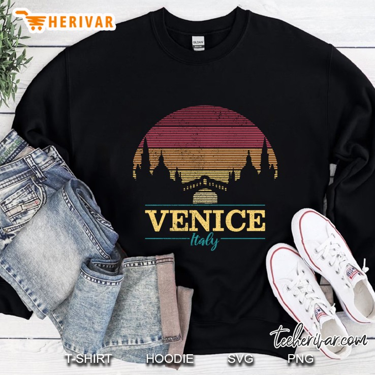 Venice Italy Vintage Sunset Version Sweatshirt