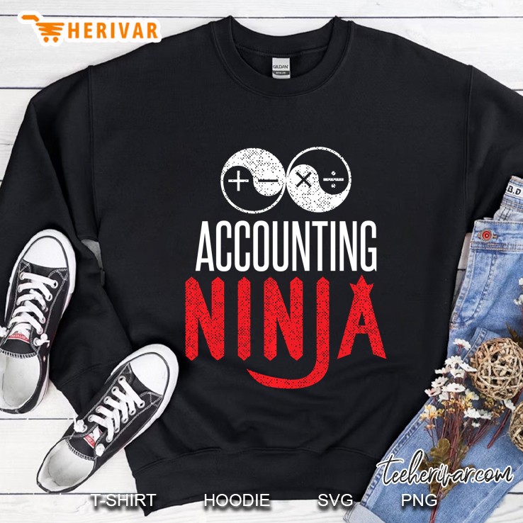 Accounting Ninja Finance Math Sweatshirt
