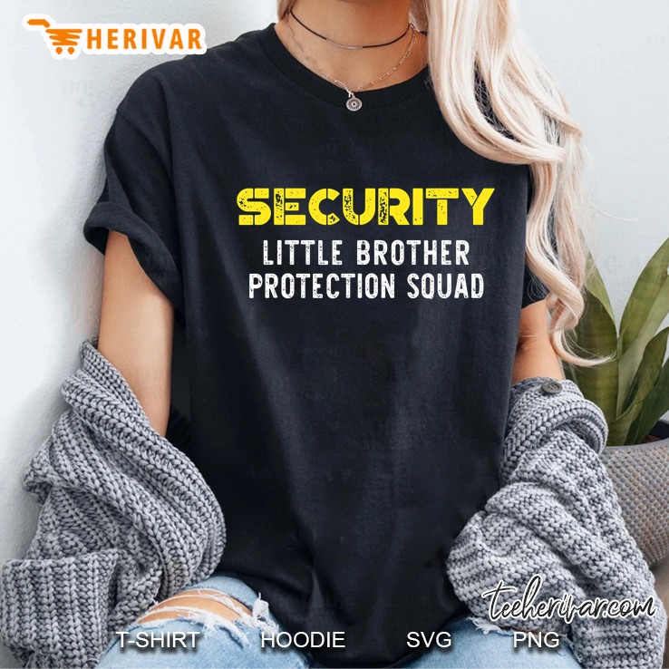 Security Little Brother Protection Squad Ladies Tee