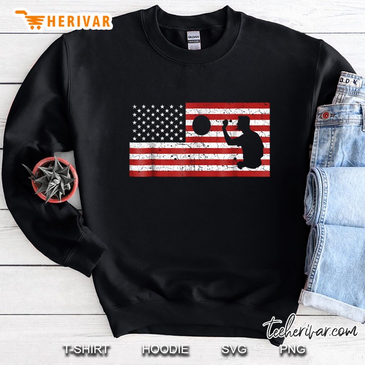 American Flag Darts Sweatshirt
