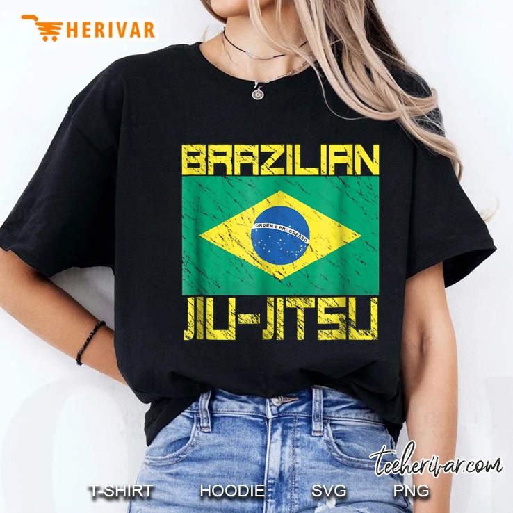 Brazilian Jiu Jitsu Brazil Flag Ladies Tee