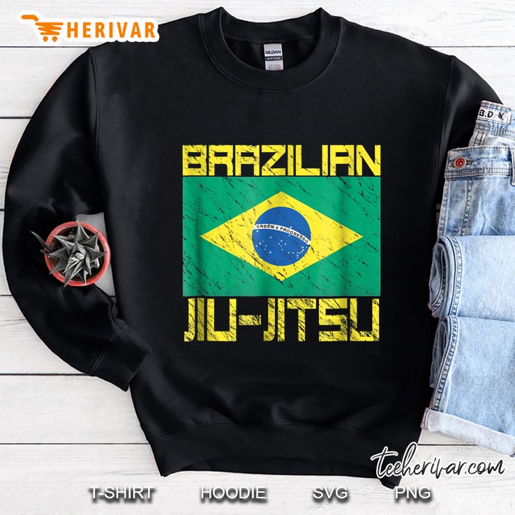 Brazilian Jiu Jitsu Brazil Flag Sweatshirt