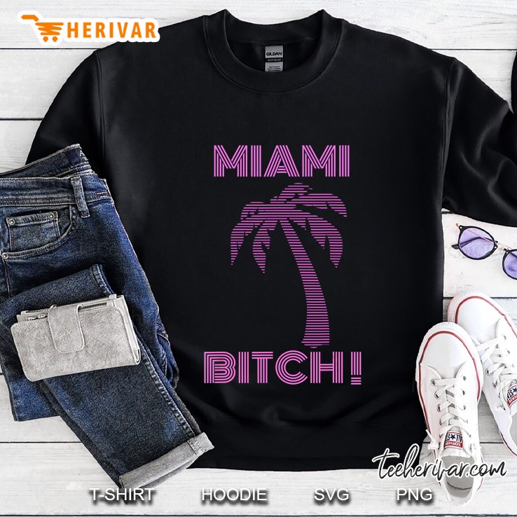 Miami Bitch Palm Tree Version Sweatshirt