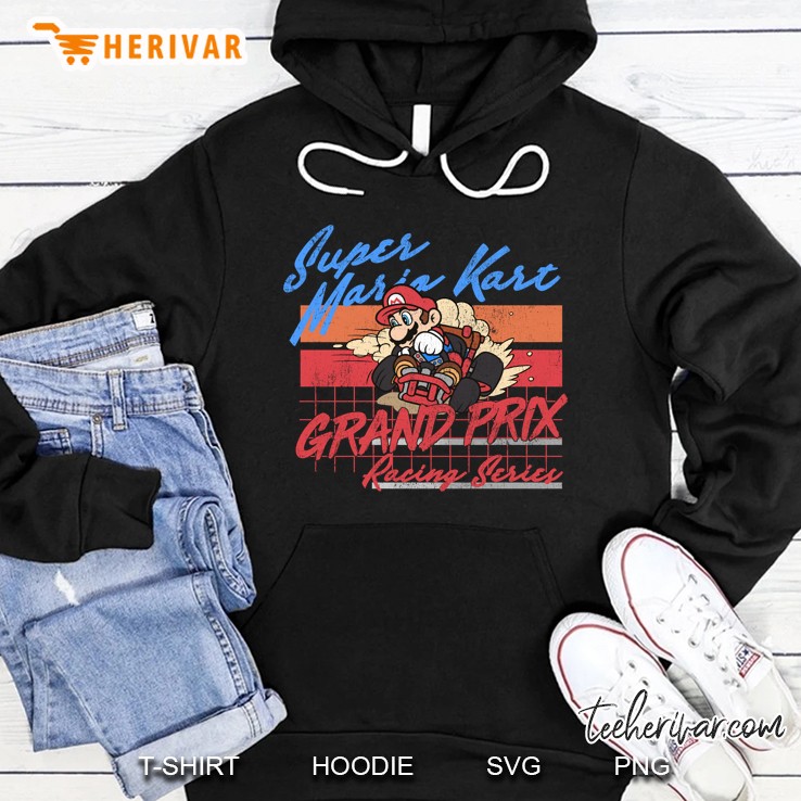 Super Mario Kart Grand Prix Racing Series Vintage Version Hoodie