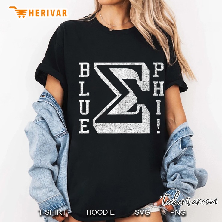 Blue Sigma Phi Ladies Tee