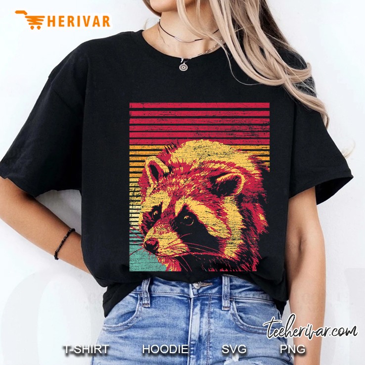 Raccoon Vintage Version Ladies Tee