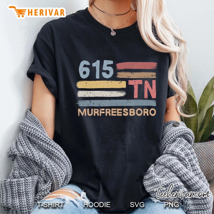 615 TN Murfreesboro Vintage Version Ladies Tee