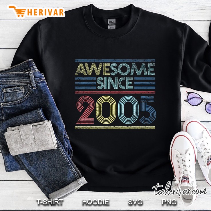 Vintage Awesome Since 2005 Sweatshirt