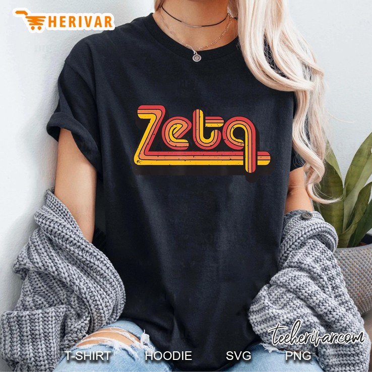 Zeta Tau Alpha Sorority Vintage Zta Ladies Tee