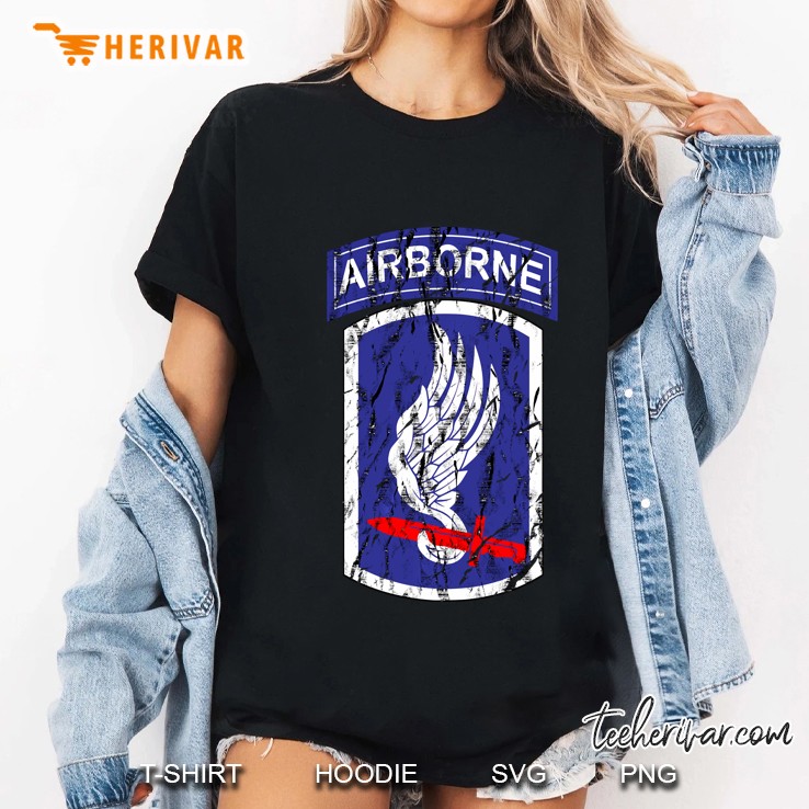 Airborne 173Rd Division Patch Ladies Tee