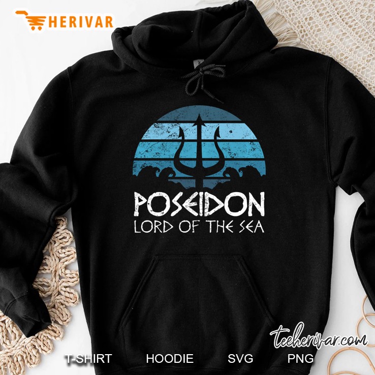 Poseidon Lord Of The Sea Ancient Greek God Hoodie