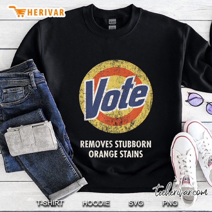 Vote Detergent Removes Stuborn Orange Stains Sweatshirt