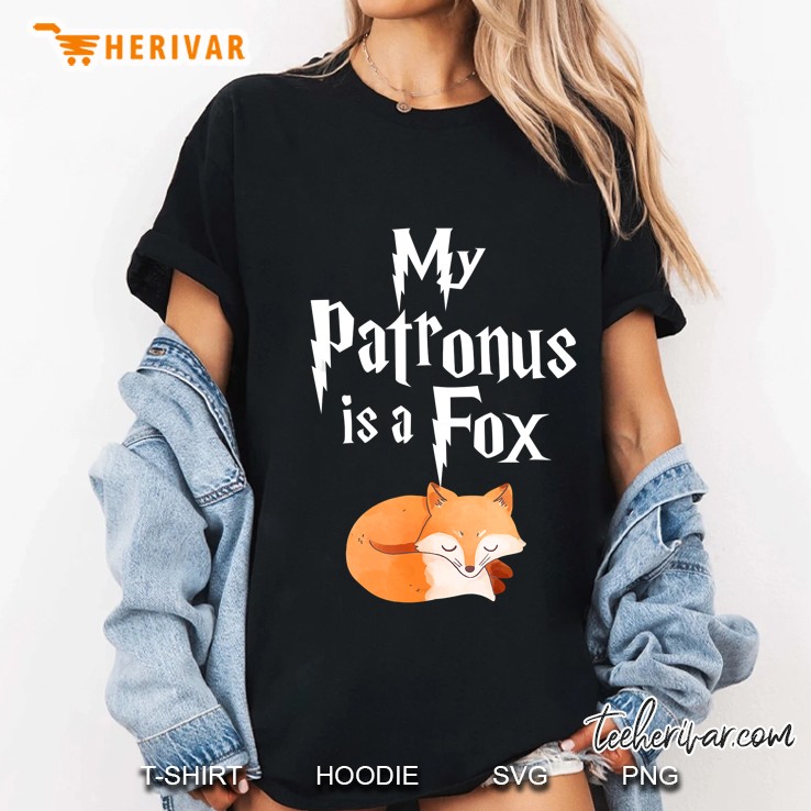 My Patronus Is A Fox Cute Fox Lover Ladies Tee