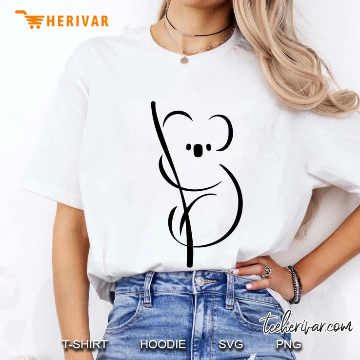 Nice Koala Bear Ladies Tee