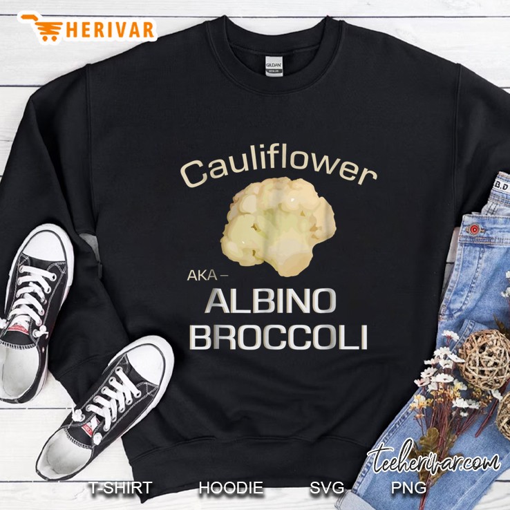 Cauliflower Aka Albino Broccoli Sweatshirt