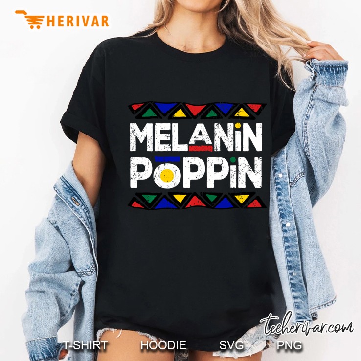 Melanin Poppin Ladies Tee