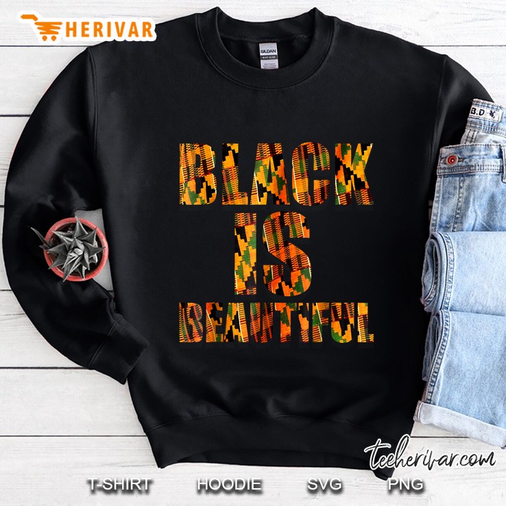 Black Is Beautiful Kente Version Sweatshirt