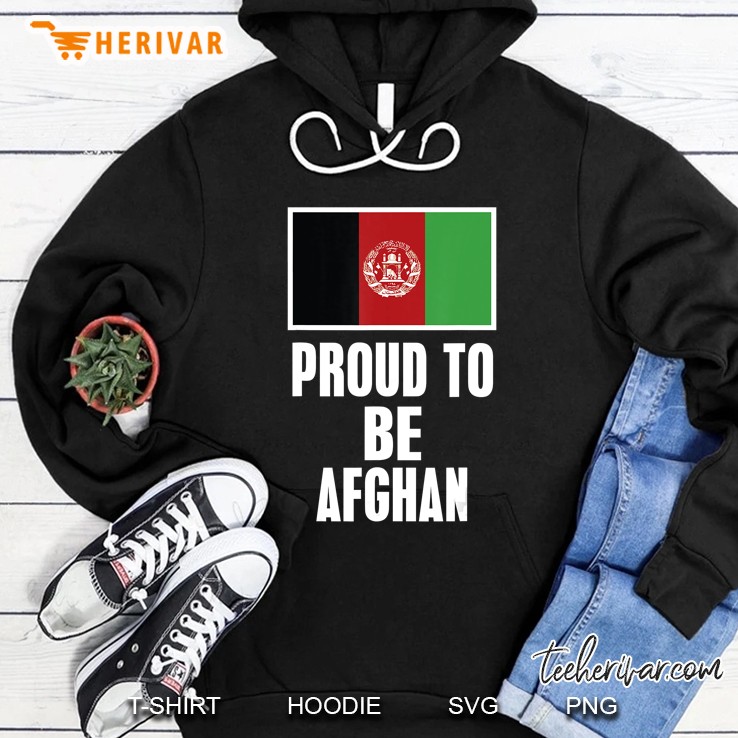 Proud To Be Afghan Afghanistan Flag Version Hoodie