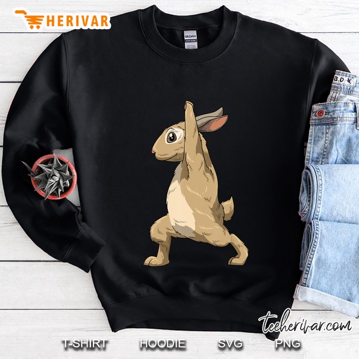 Rabbit Doing Yoga Sweatshirt