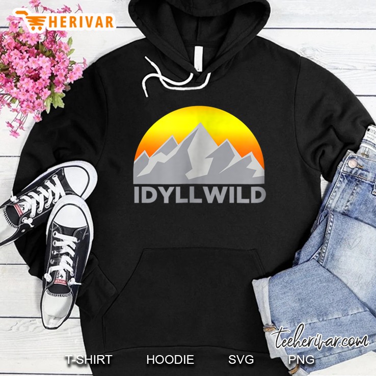 Idyllwild California Sunrise Mountain Version Hoodie