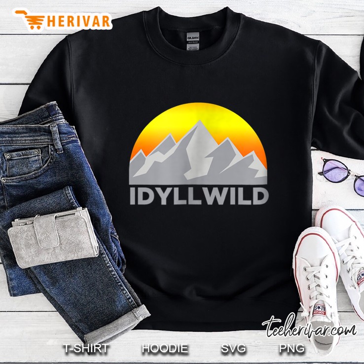 Idyllwild California Sunrise Mountain Version Sweatshirt