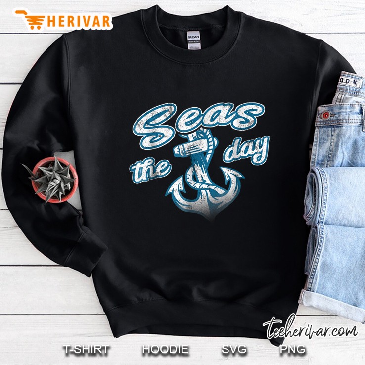 Seas The Day Anchor Version Sweatshirt