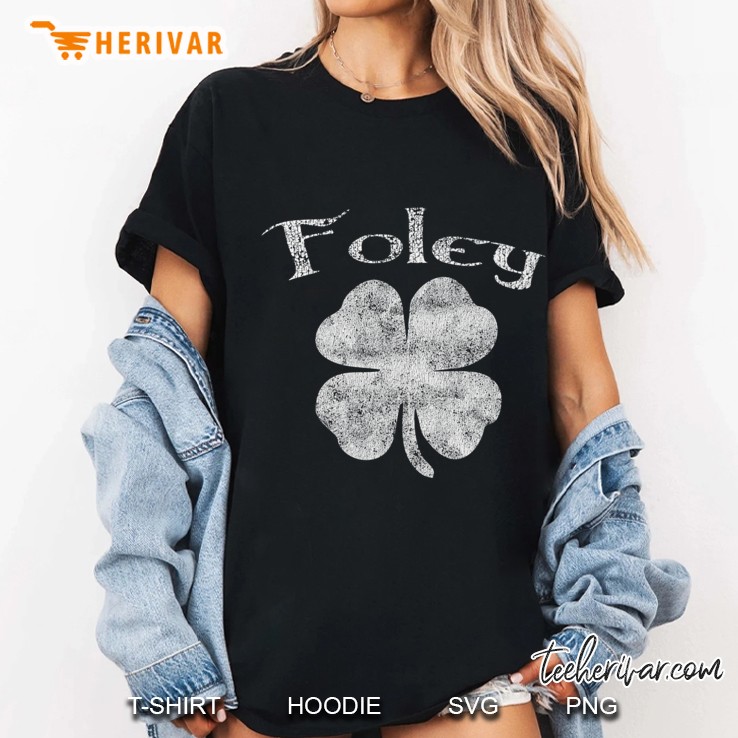 Vintage Foley Irish Shamrock St Patty