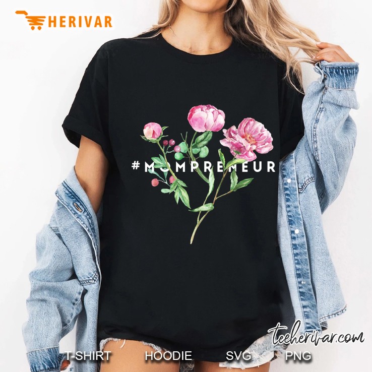 Mompreneur Floral Ladies Tee