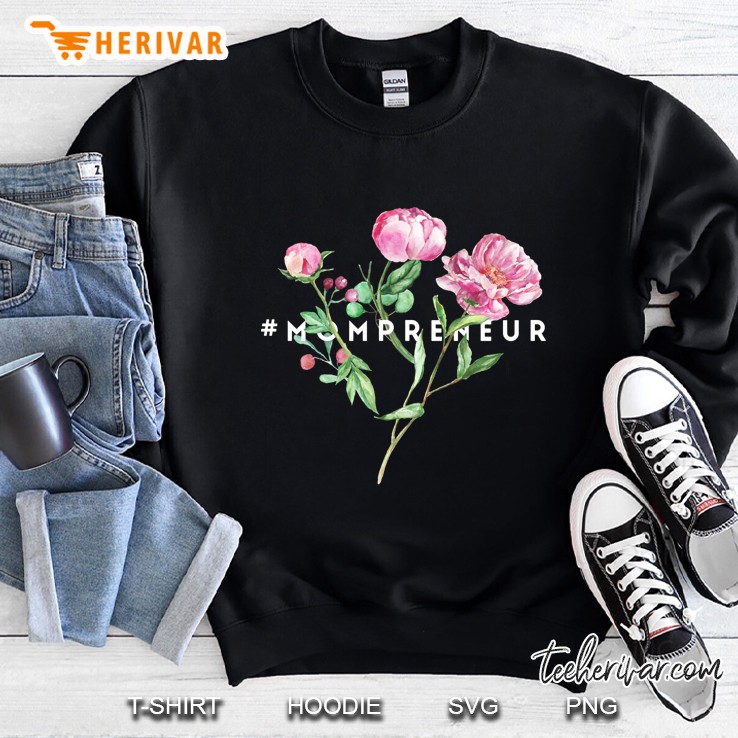 Mompreneur Floral Sweatshirt