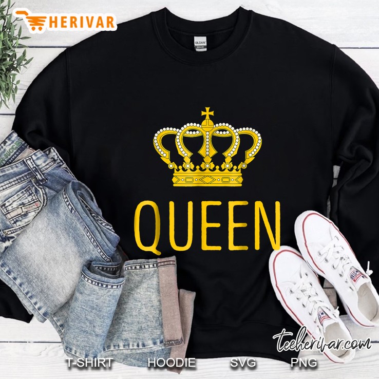 Queen Golden Crown Sweatshirt