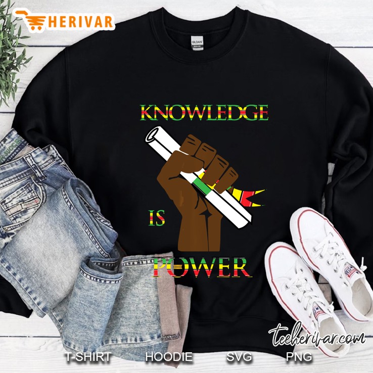 Knowledge Is Power Black Excellence Graduation Sweatshirt