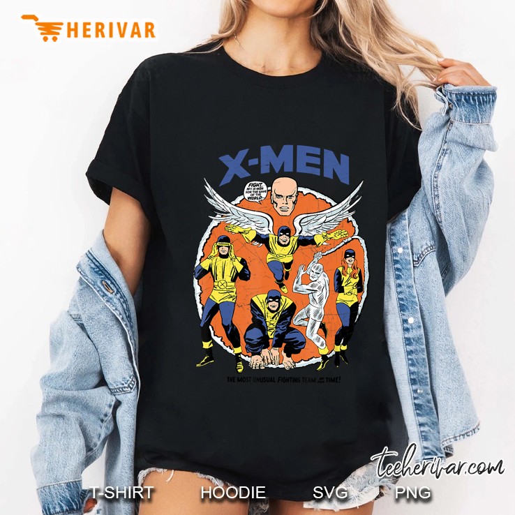 Marvel Original X-Men Mutants Classic Retro Comic Ladies Tee